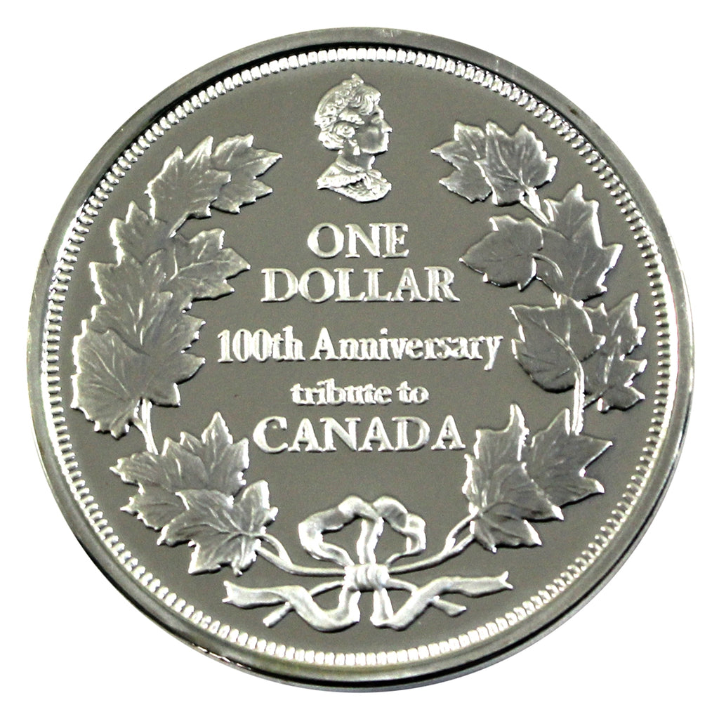 Cook Islands 2006 $1 Tribute to Canada's 1911 Dollar, Silver Plated