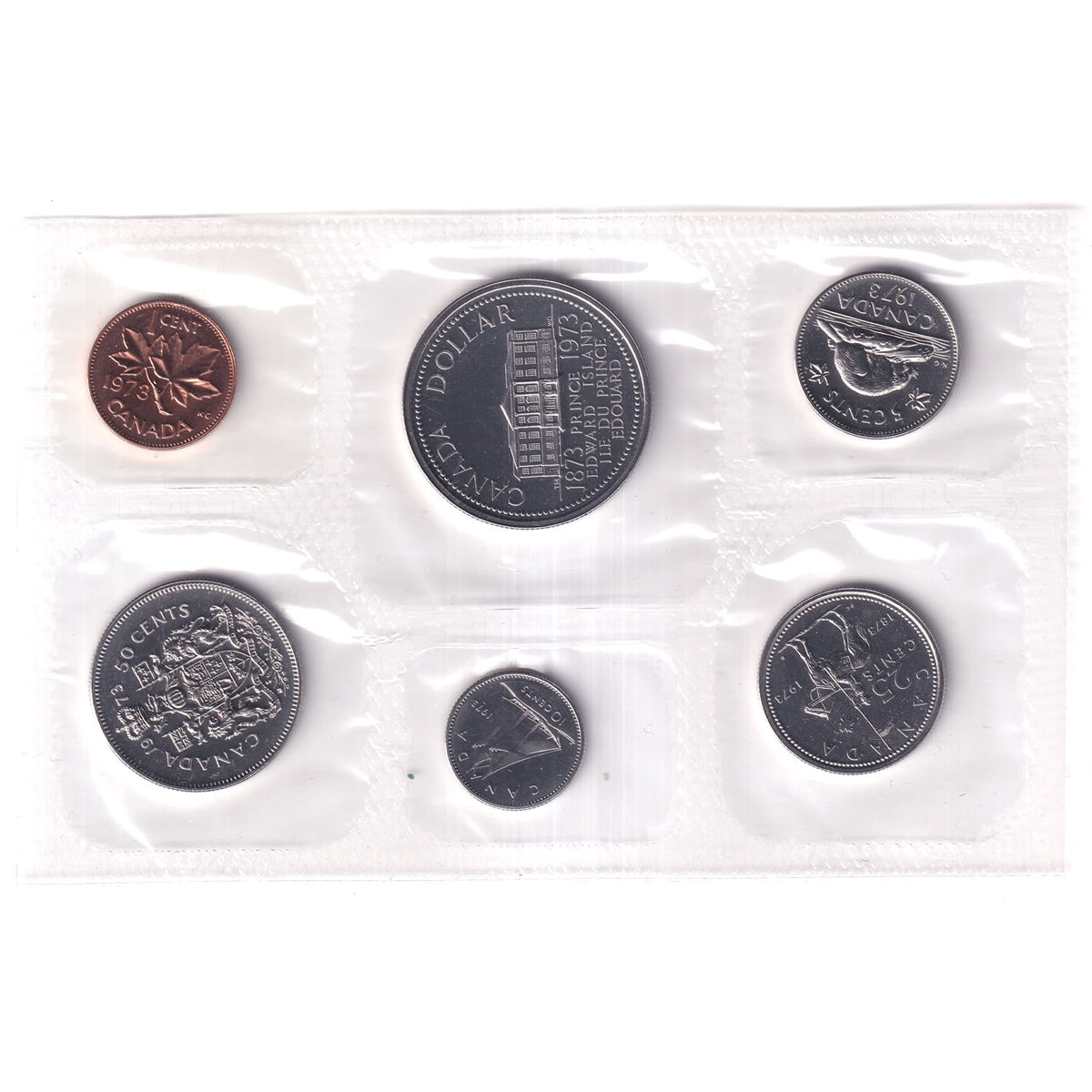 1973 Canada Proof Like Set in Original RCM Pliofilm