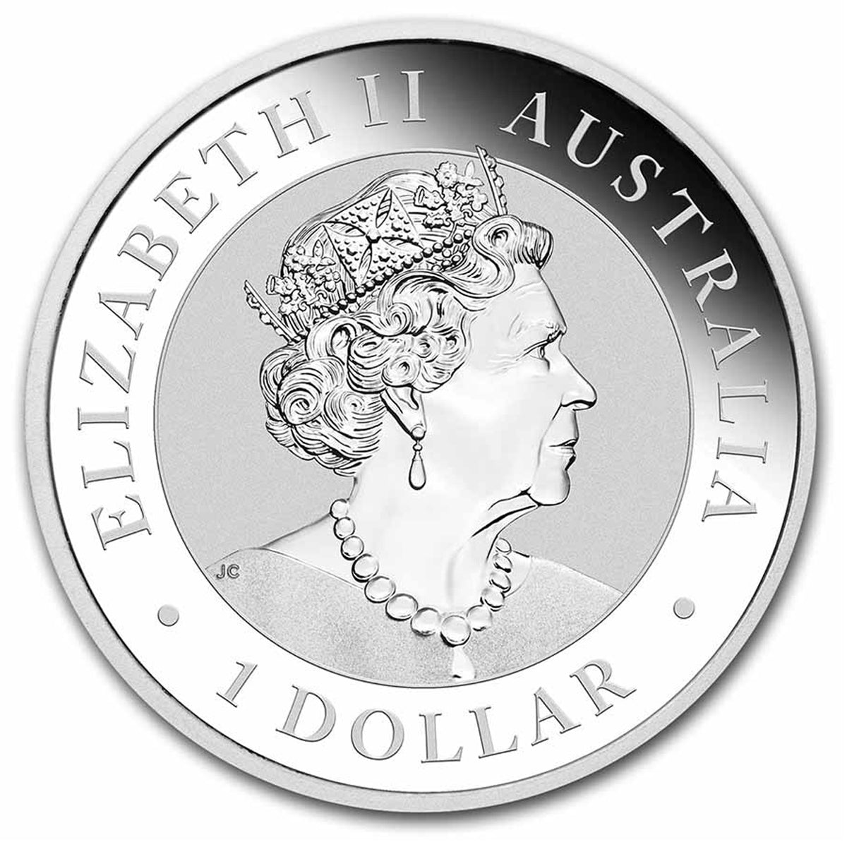 2022 Australia $1 Kookaburra 1oz. .9999 Silver (No Tax) Scratches on Cap