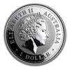 2005 Australia $1 Year of the Rooster 1oz Silver in Red Box (No Tax) Flaws