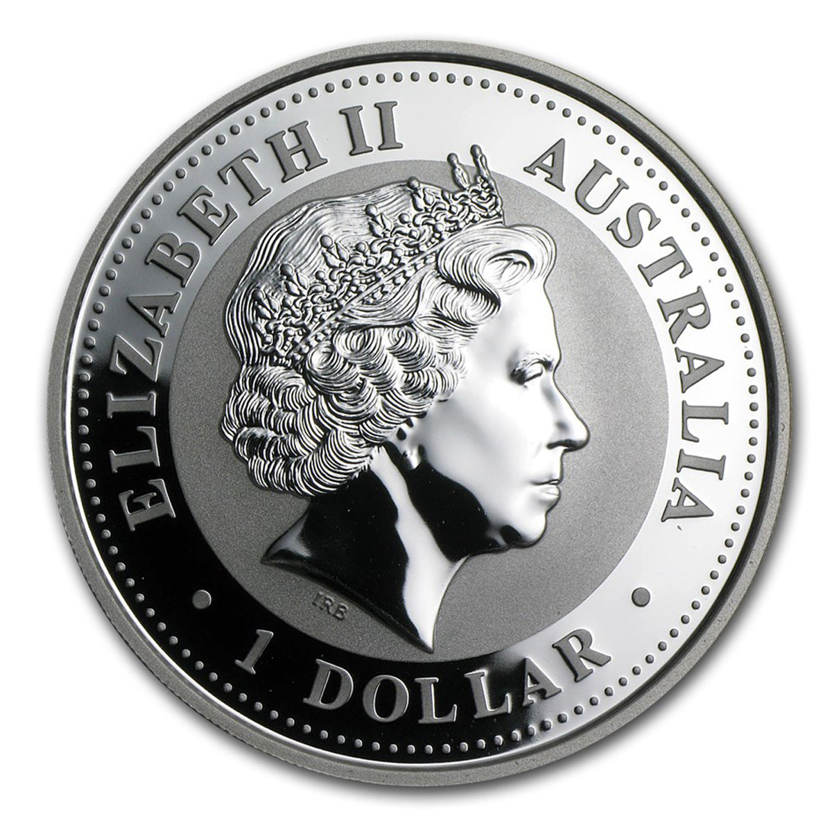 2005 Australia $1 Year of the Rooster 1oz Silver in Red Box (No Tax) Flaws