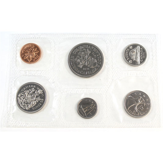 1971 Canada Proof Like Set in Original RCM Pliofilm