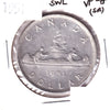 1951 SWL Canada Dollar VF-EF (VF30) Scratched, cleaned, or impaired
