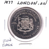 1977 London, ON, Trade Dollar Token - John Graves Simcoe, Lieutenant-Governor