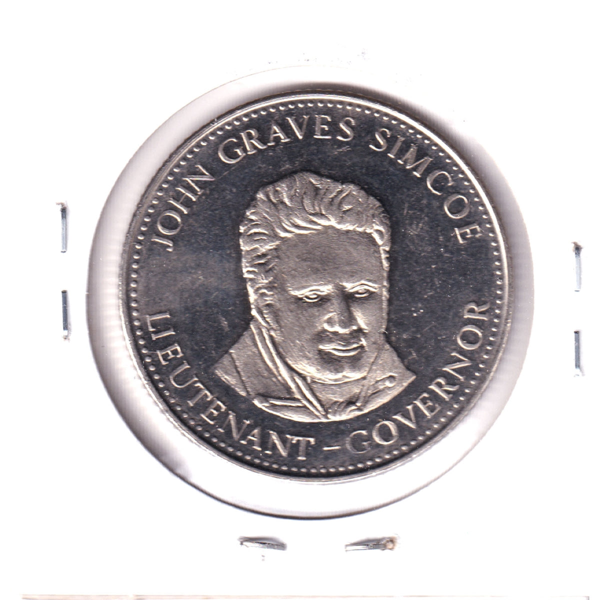 1977 London, ON, Trade Dollar Token - John Graves Simcoe, Lieutenant-Governor