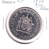 1978 Barrie, ON, 125th Anniversary Trade Dollar Token: Steam Train
