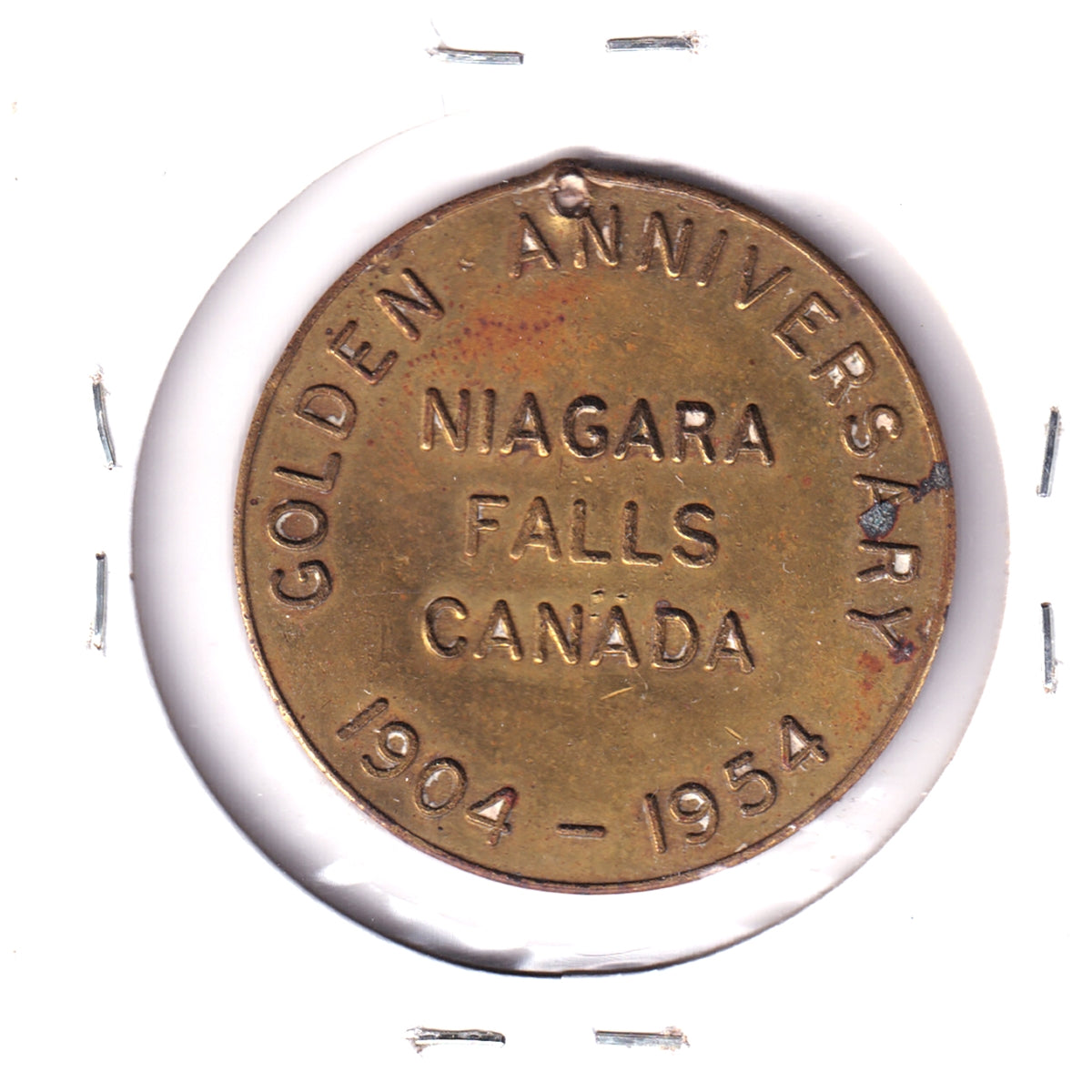 1954 Niagara Falls, ON, Golden Anniversary Medallion