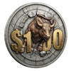 2026 Silver Breaks $100 Bull Market 5oz. AVDP .999 Fine Copper Medal