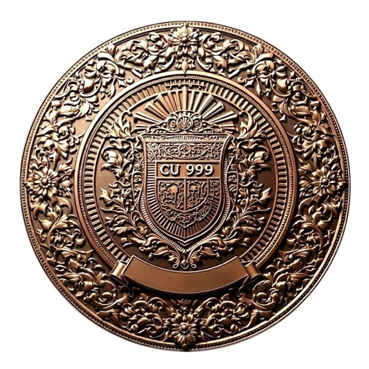 Ancient Warriors- Samurai 5oz. AVDP .999 Fine Copper Medal