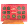 Set of 13x Arms & Floral Emblems of Canada Medallions, 13Pcs in Display (Impaired)