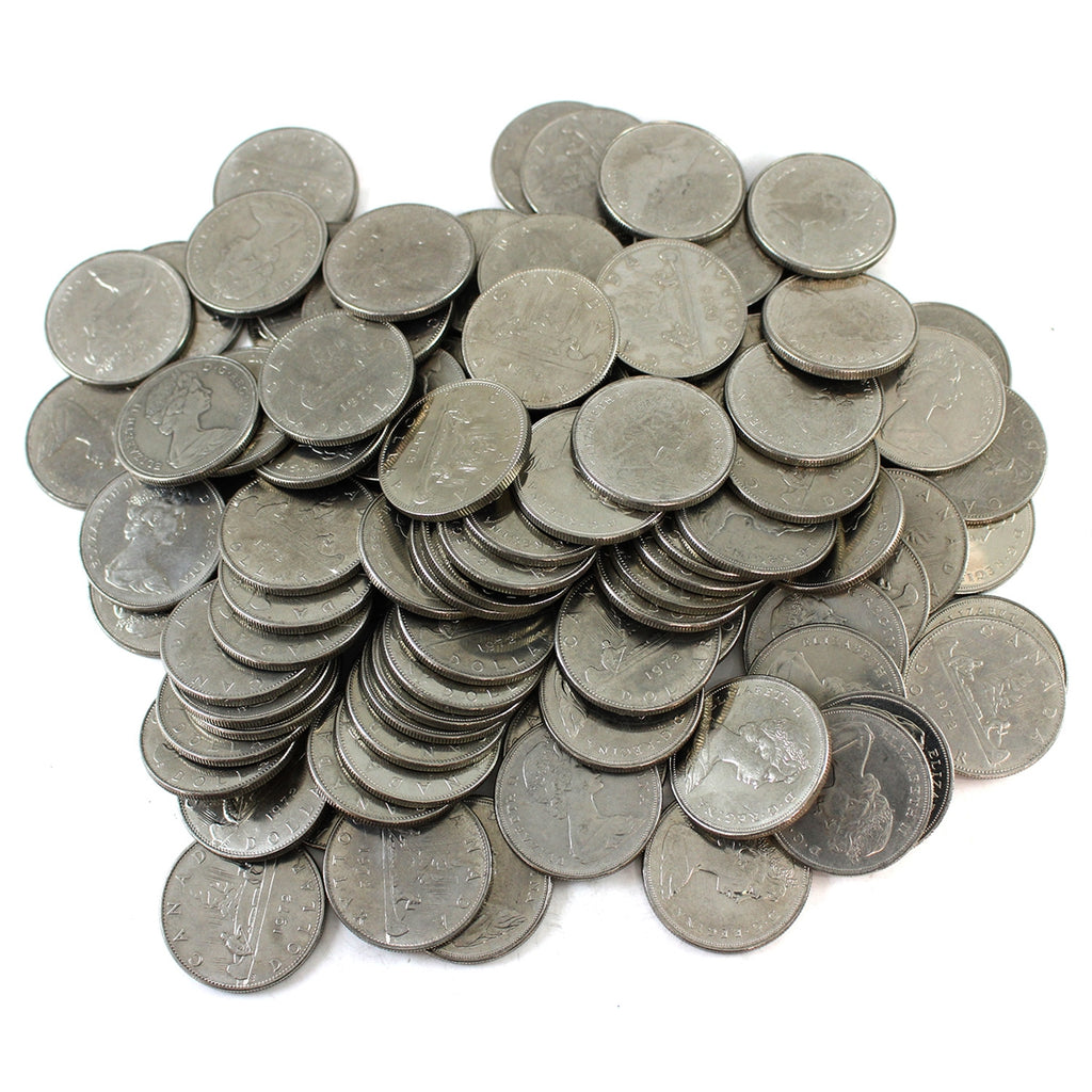 Lot of 100x 1972 Canada Dollars, 100Pcs