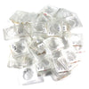 Lot of 50x Assorted Square and Round Capsules, Gently Used, 50Pcs