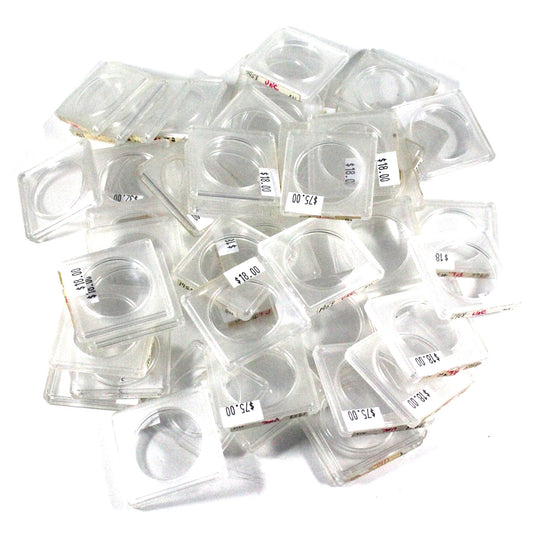 Lot of 50x Assorted Square and Round Capsules, Gently Used, 50Pcs