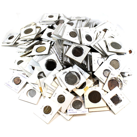Lot of 330+ Assorted World Decimal, 330+ Pcs