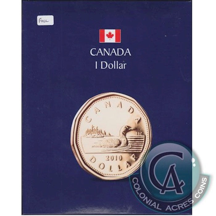 1968 to 1987 Canada $1 collection in Kaskade Collector Album (23 coins)