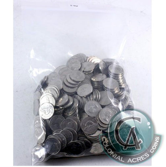 Lot of Nickel Canada 5 Cents - 5 Pounds (Dated 1981 or earlier) - Shipping to Canada Only