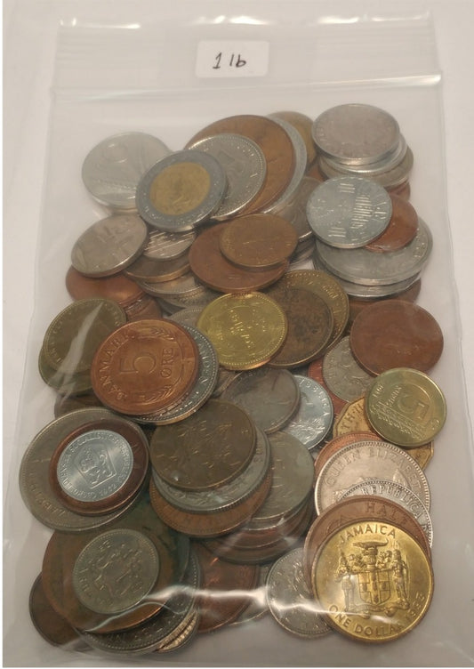 One Pound - Mixed World Coins by the Pound