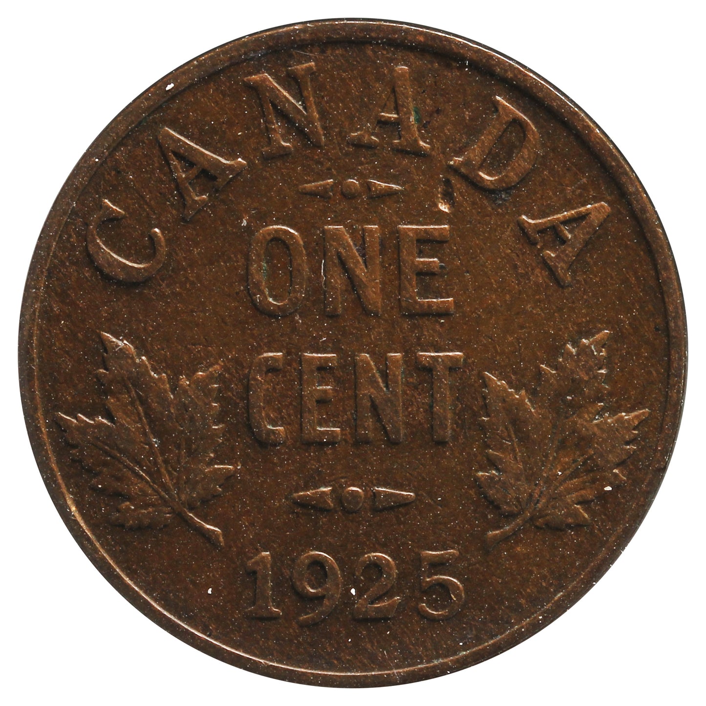 1925 Canada 1-cent VG-F (VG10) Impaired
