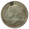1881H Obv. 2 Canada 10-cents Fine (F-12) Holed