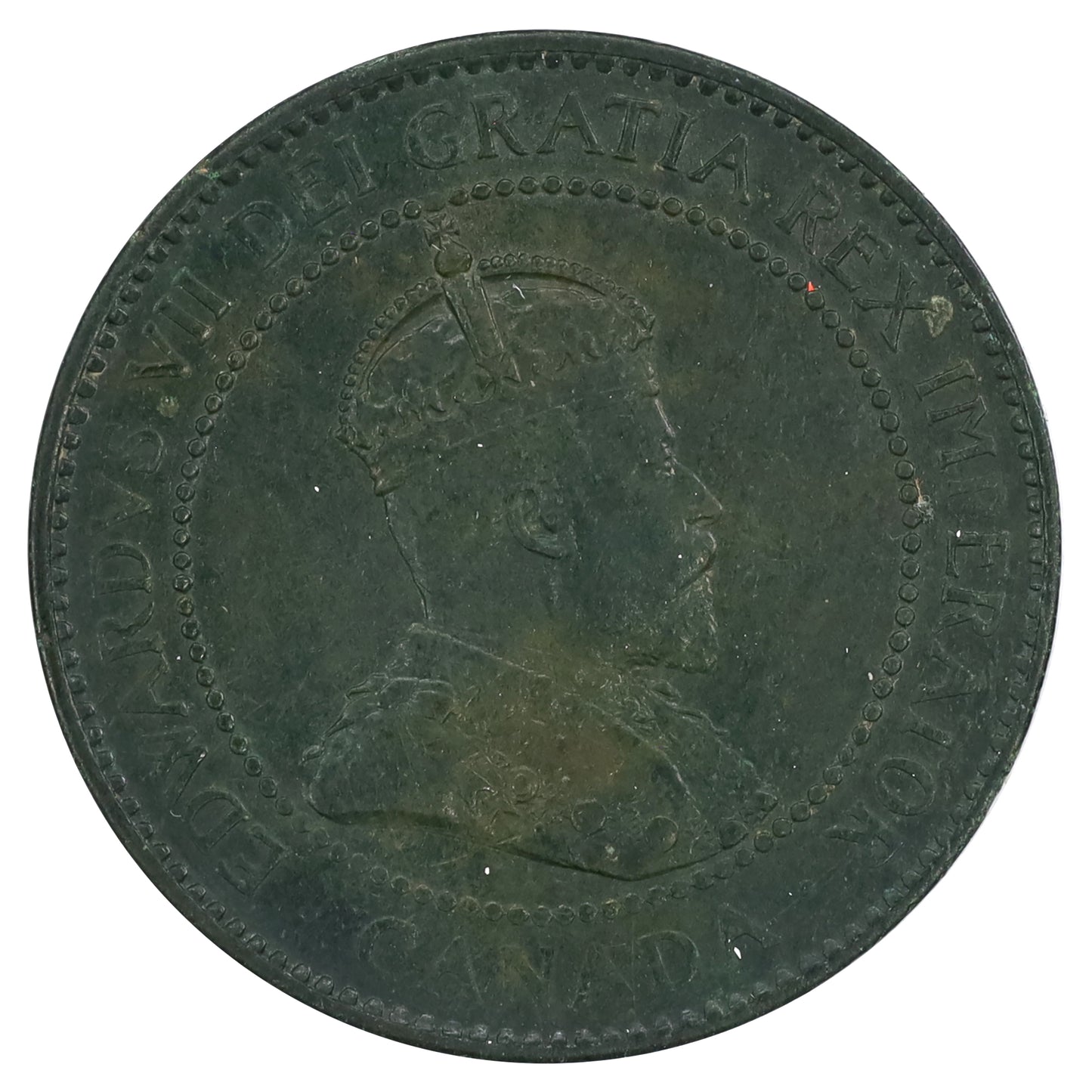 1904 Canada 1-cent EF-AU (EF45) Scratched, marks, or impaired