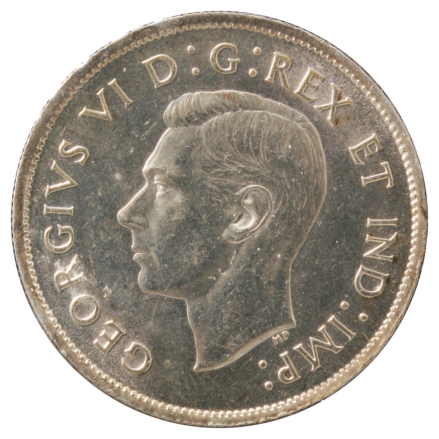 1941 Canada 50-cents Brilliant Uncirculated (MS-63) Rubbed