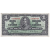 BC-21d 1937 Canada $1 Coyne-Towers, J/N, VF-EF (Tear)