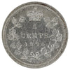 1870 Wide Rim Canada 5-cents EF-AU (EF45) Scratched, marks, or impaired