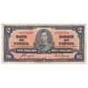 BC-22c 1937 Canada $2 Coyne-Towers, K/R, VF (Tears)