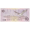 BC-57a 1989 Canada $10 Thiessen-Crow, BDH, F-VF (Dam'g)