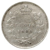 1880H Obv. 3 Canada 5-cents VF-EF (VF30) Scratched, marks, or impaired