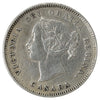1886 Large 6 Canada 5-cents VF-EF (VF30) Scratched, cleaned, or impaired