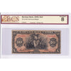 30-12-08 1935 Barclays Bank $10 Stevenson-Magee, BCS Cert. VG-8 (Writing, Hole)