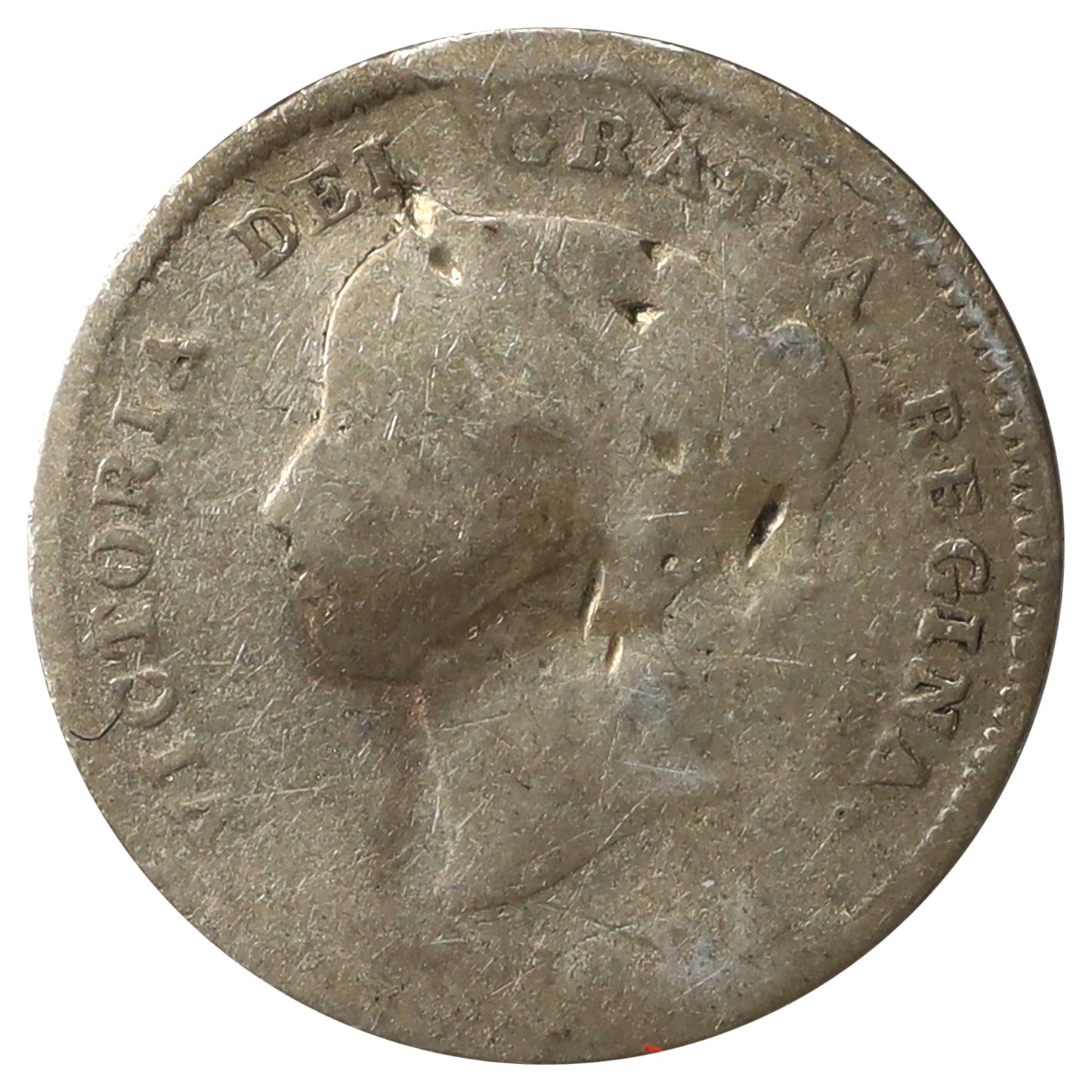 1896 Canada 5-cents About Good (AG3) Scratched, marks, or impaired