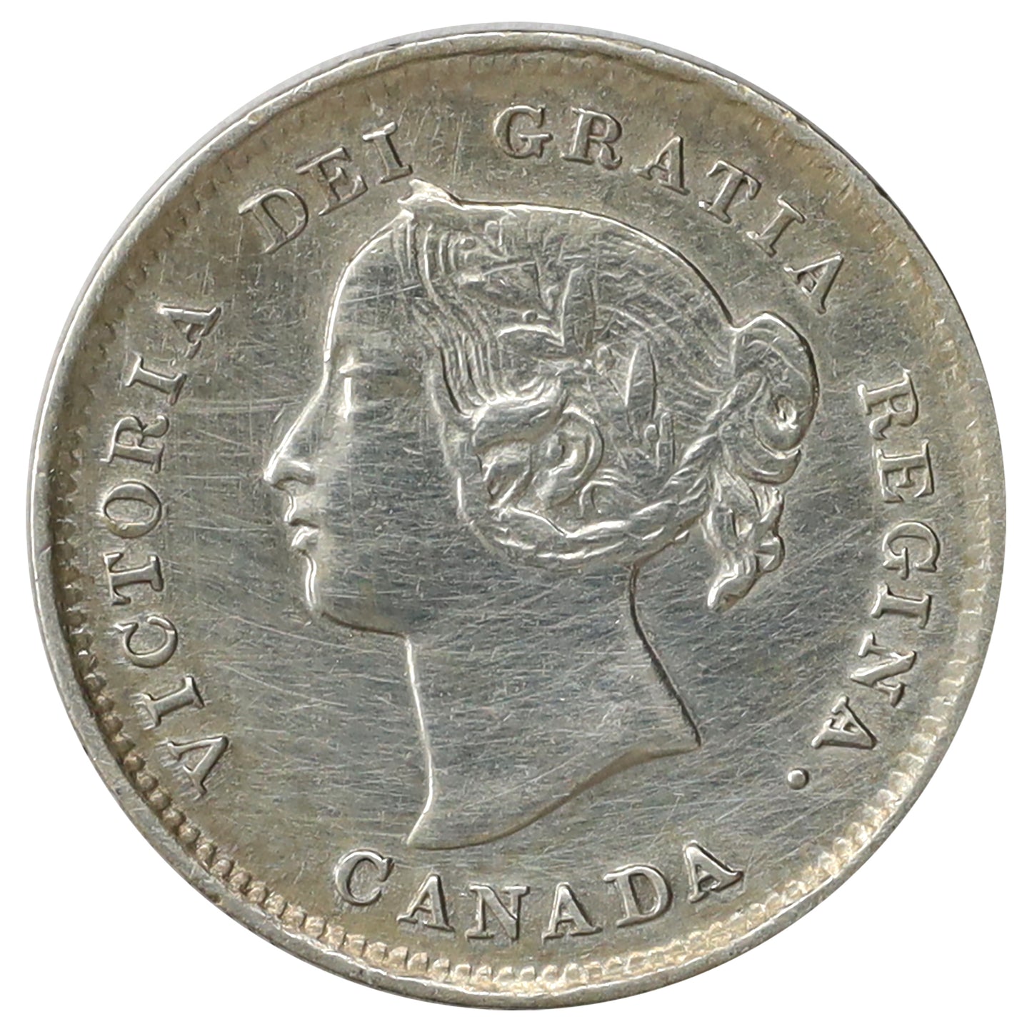 1898 Canada 5-cents Extra Fine (EF40) Cleaned