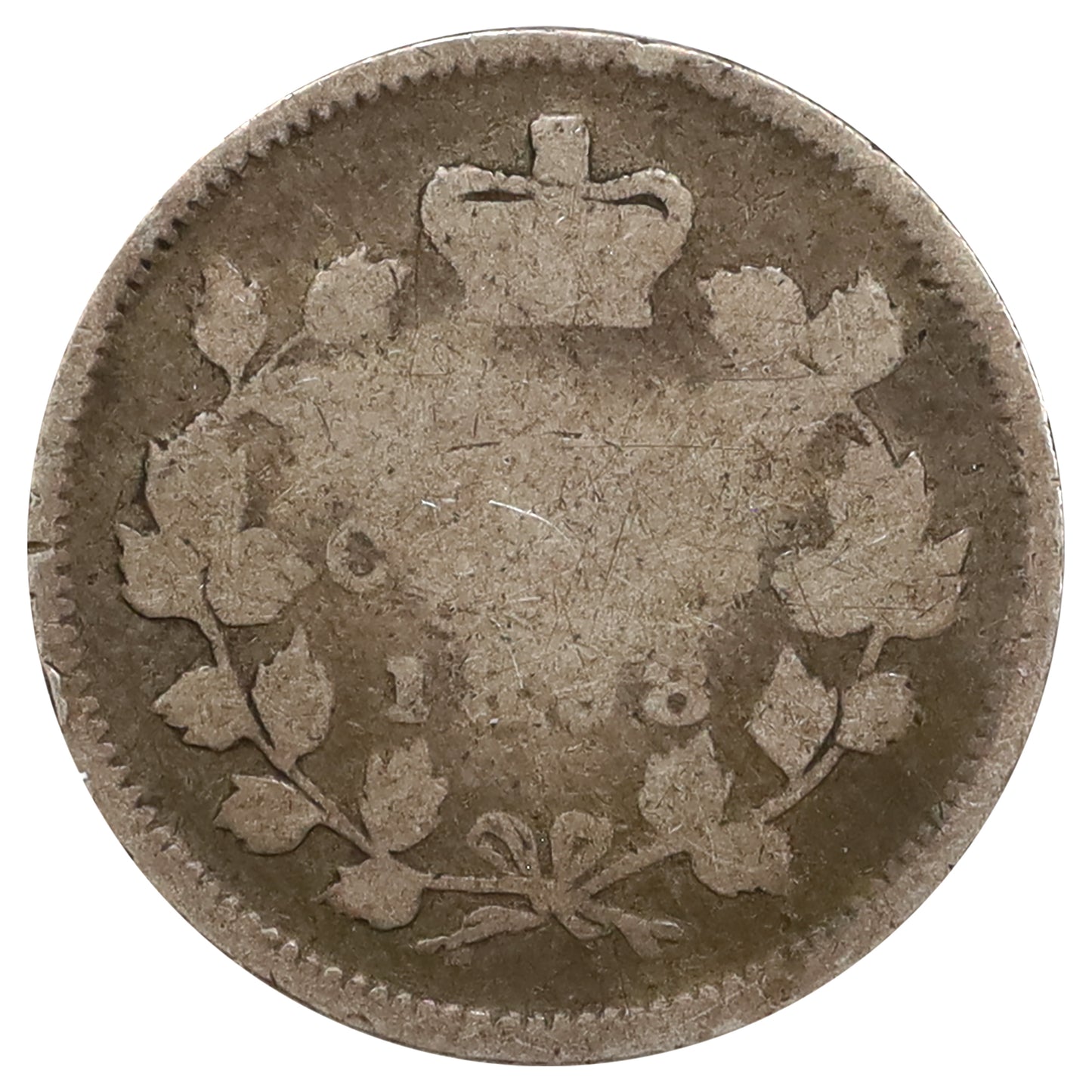 1898 Canada 5-cents G-VG (G6) Scratched, marks, or impaired