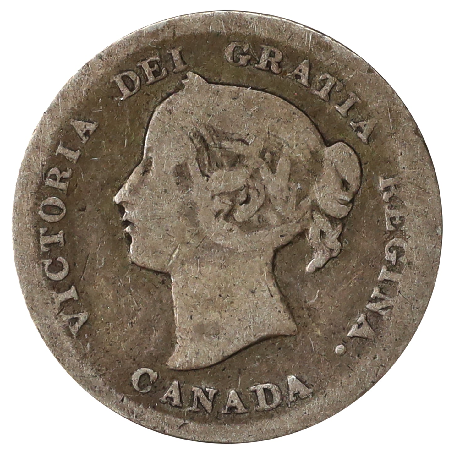 1898 Canada 5-cents G-VG (G6) Scratched, marks, or impaired