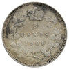 1900 Oval 0s Canada 5-cents Extra Fine (EF40) Scratched, marks, or impaired