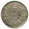 1900 Oval 0s Canada 5-cents Very Fine (VF20) Scratched, marks, or impaired