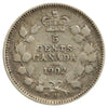 1902H Small H Canada 5-cents Very Good (VG8) Scratched, marks, or impaired