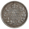 1906 Canada 5-cents Fine (F12) Scratched, marks, or impaired