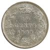 1885 Obv. 4 Canada 10-cents EF-AU (EF45) Scratched, marks, or impaired