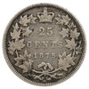 1875H Canada 25-cents Very Good (VG8) Scratched, marks, or impaired