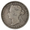 1875H Canada 25-cents Very Good (VG8) Scratched, marks, or impaired