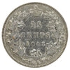 1883H Canada 25-cents F-VF (F12) Scratched, marks, or impaired