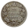 1889 Canada 25-cents Good (G4) Scratched, marks, or impaired