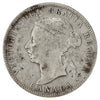 1891 Canada 25-cents F-VF (F12) Scratched, marks, or impaired