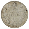 1915 Canada 25-cents G-VG (G6) Scratched, marks, or impaired