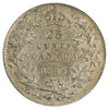 1918 Canada 25-cents VF-EF (VF30) Scratched, marks, or impaired