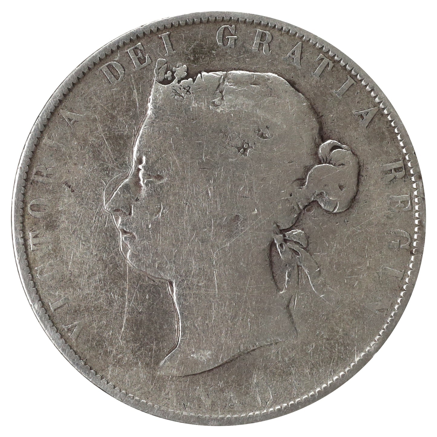 1871H Canada 50-cents Very Good (VG8) Scratched, marks, or impaired