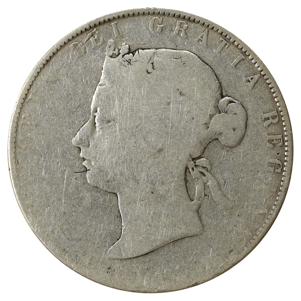1871 Canada 50-cents About Good (AG3) Scratched, marks, or impaired